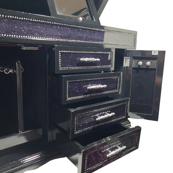 Extra Large Refinishef Jewelry Box - Picture 3 of 10